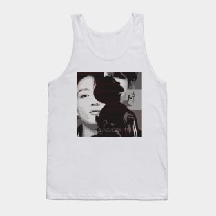 JK black and white vector design Tank Top